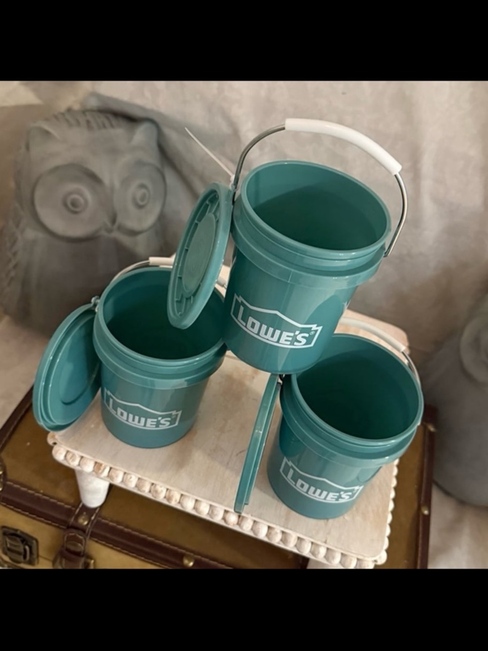 ⚡️Lowe's Mini Buckets with Lids - Picture 2 of 4